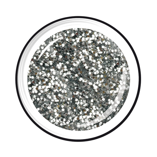 LCN Colour Gel Glitter, 11 Silver, 5ml