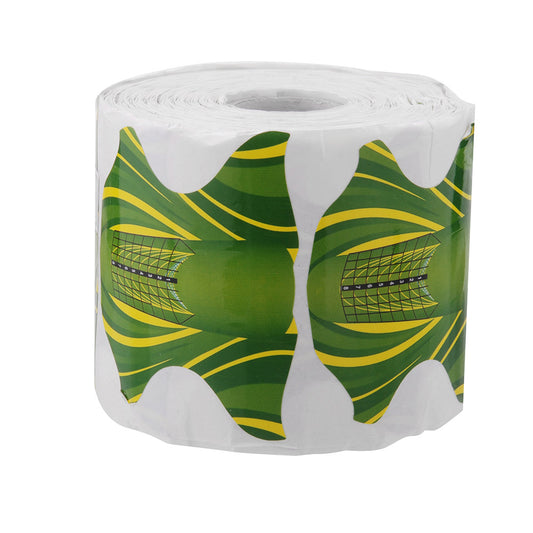 Butterfly Nail Forms, Green and Yellow, 500pcs